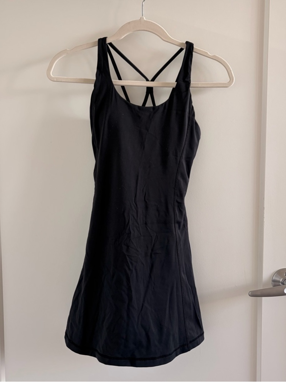 Black Strappy Athletic Dress